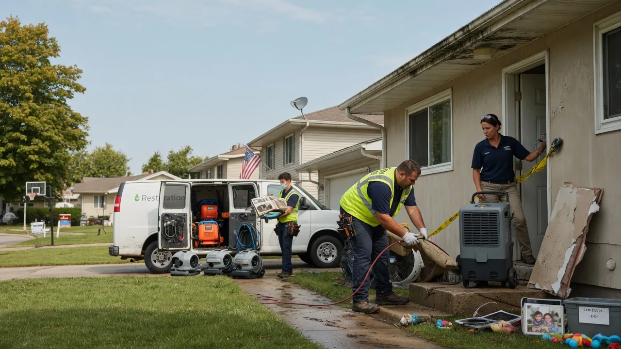Water Damage Restoration in Latham, IL near me
